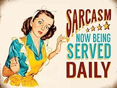 Shawprint sarcasm served for sale  Delivered anywhere in UK