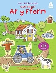 Llyfr sticeri fferm for sale  Delivered anywhere in UK