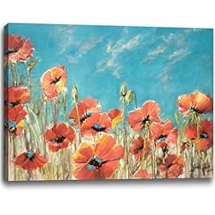 Colorful flower canvas for sale  Delivered anywhere in USA 
