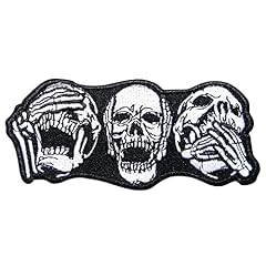 Skeleton skull patches for sale  Delivered anywhere in USA 