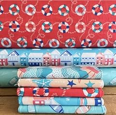 Seaside fabric bundle for sale  Delivered anywhere in UK
