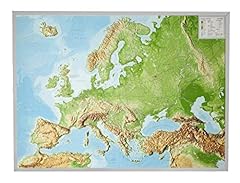 Reliefkarte europa gross gebraucht kaufen  Wird an jeden Ort in Deutschland