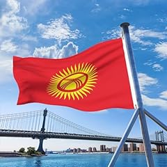 Kyrgyzstan kyrgyz flag for sale  Delivered anywhere in USA 