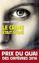 Crime signé quai d'occasion  Livré partout en France
