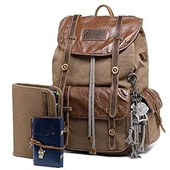 Leather backpack men for sale  Delivered anywhere in Ireland
