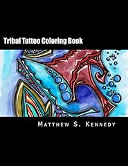 Tribal tattoo coloring usato  Spedito ovunque in Italia 