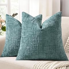 Decoruhome teal chenille for sale  Delivered anywhere in USA 