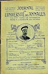 Journal universite annales d'occasion  Livré partout en France