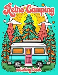 Retro camping coloring for sale  Delivered anywhere in UK