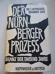 Nürnberger prozess gebraucht kaufen  Wird an jeden Ort in Deutschland