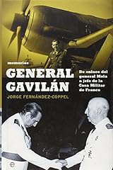 General gavilan memorias d'occasion  Livré partout en France