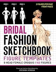 Bridal fashion sketchbook for sale  Delivered anywhere in UK