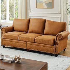 Faux leather couches for sale  Delivered anywhere in USA 