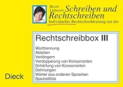 Rechtschreibbox teil kartensat gebraucht kaufen  Wird an jeden Ort in Deutschland