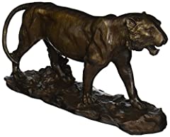 Design Toscano EU6563 Prowling Tiger Statue, Bronze for sale  Delivered anywhere in Canada