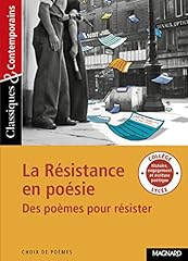 Résistance poésie poèmes d'occasion  Livré partout en France