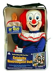 Dummy Doll, Ventriloquist Doll Bozo The Clown The World's Most Famous Clown, 30" Tall. Bonus Instructional Booklet Included Seven Simple Steps to Ventriloquism for sale  Delivered anywhere in Canada