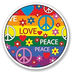 10cm peace love for sale  Delivered anywhere in UK