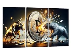 Bull bear painting for sale  Delivered anywhere in USA 
