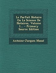 Parfait notaire science d'occasion  Livré partout en France