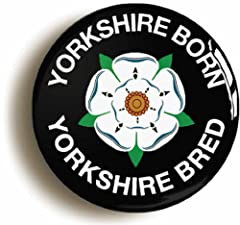 Used, Ozorath YORKSHIRE BORN YORKSHIRE BRED WHITE ROSE BADGE for sale  Delivered anywhere in UK