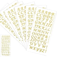 Sheets gold letter for sale  Delivered anywhere in Ireland