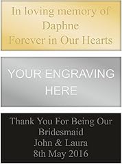 Engraved plate gold for sale  Delivered anywhere in UK