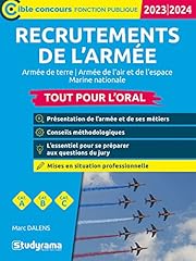 Recrutements armée oral d'occasion  Livré partout en France