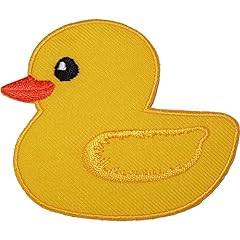 Yellow duck embroidered for sale  Delivered anywhere in UK