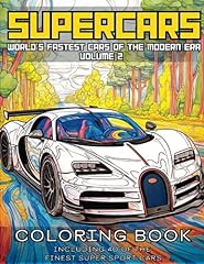 Supercars coloring book for sale  Delivered anywhere in USA 