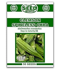 Clemson spineless okra for sale  Delivered anywhere in USA 