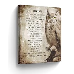 Motivational owl canvas for sale  Delivered anywhere in USA 