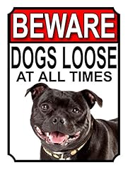 Beware dogs loose for sale  Delivered anywhere in UK