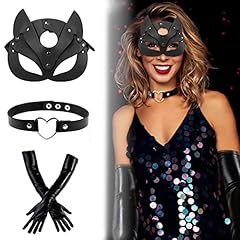 Catwoman mask 3pcs usato  Spedito ovunque in Italia 