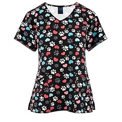 Scrub tops cute for sale  Delivered anywhere in USA 