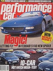 Performance car magazine for sale  Delivered anywhere in UK