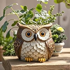 Owl planter owl for sale  Delivered anywhere in USA 