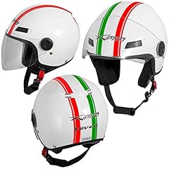 Casco jet scooter usato  Spedito ovunque in Italia 