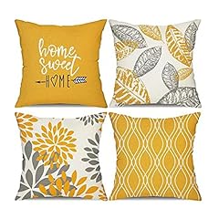 Tskdkit yellow cushion for sale  Delivered anywhere in UK