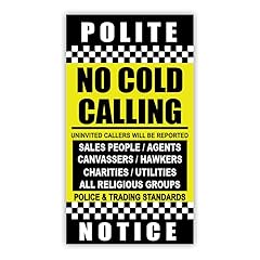 Cold callers sign for sale  Delivered anywhere in UK