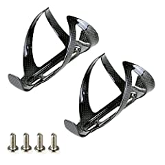 2pcs Carbon Fibre Water Bottle Cages Black For Cycling for sale  Delivered anywhere in UK
