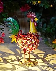 Solar rooster statue for sale  Delivered anywhere in USA 