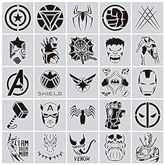 Pcs superhero stencils for sale  Delivered anywhere in USA 