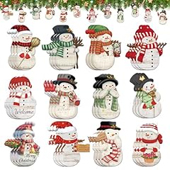 Pcs christmas snowman for sale  Delivered anywhere in USA 