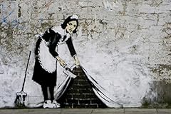 Banksy sweeping wall for sale  Delivered anywhere in USA 