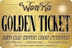 Wonka golden ticket for sale  Delivered anywhere in USA 