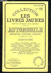 Automobile livres jaunes d'occasion  Livré partout en France