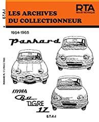 Revue Technique Archives du Collectionneur n°18 : PANHARD d'occasion  Livré partout en France