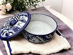Handmade blue white for sale  Delivered anywhere in USA 