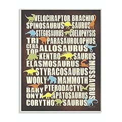 The Kids Room by Stupell Dinosaurs Typography Chart for sale  Delivered anywhere in Canada